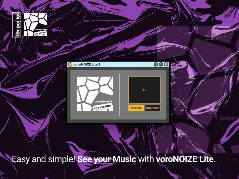 voroNOIZE Lite voroNOIZE Lite compact MIDI visual plugin